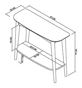 Console With Shelf