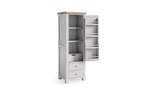 Single Larder Unit - Stone Grey