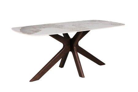 Aya-180-BN Dining Table Rectangle 1800 - BN