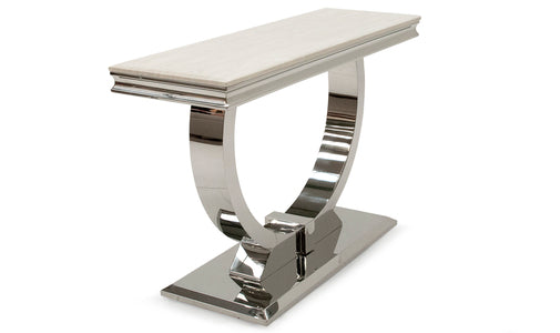 Ari-009-CR-L Console Table - Cream Low