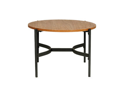 Lamp Table Round - Brown