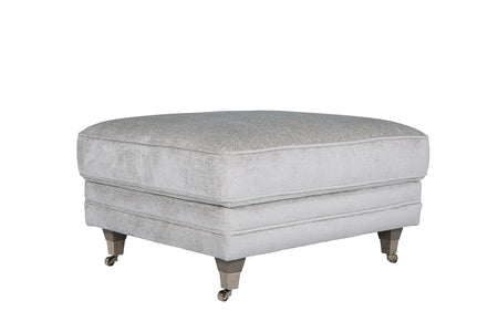 Bel-314-SL Ottoman - Silver