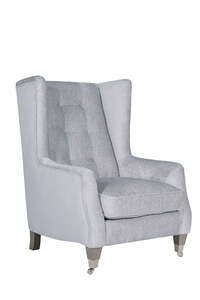 Bel-321-SL Throne Chair - Silver
