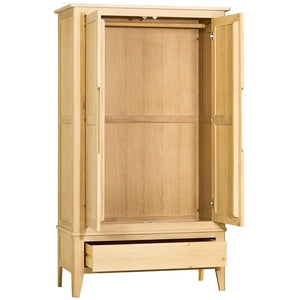 Double Wardrobe With Drawer