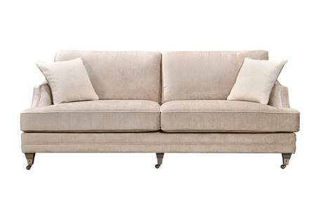 Bvd-394-MK 4 Seater Fixed Back - Mink (2 Scatters)