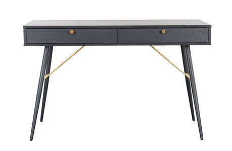 Bar-502-BK Console Desk 1200 - Black and Copper