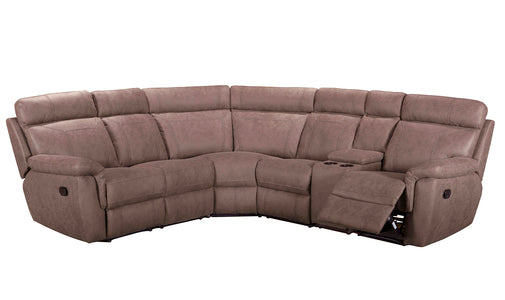 Bax-309-BR Armless Corner Group Armless Static 1 Seater - Brown