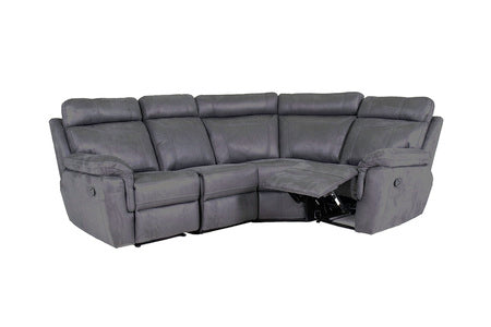 Corner Group Recliner - Azul (4 Pcs)