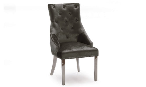 Bel-111-CL Knockerback Dining Chair - Charcoal
