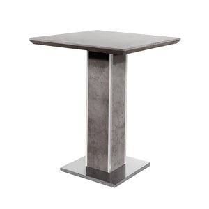 Bep-048-GY Bar Table - Light Grey Concrete Effect