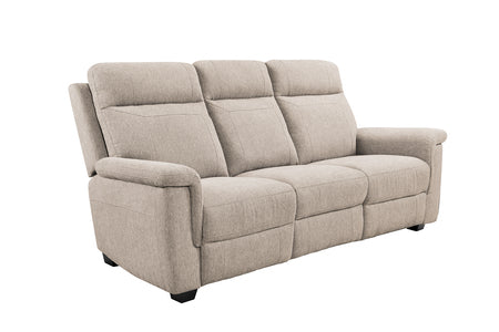 Bow-303-BE 3 Seater Fixed Sofa - Beige