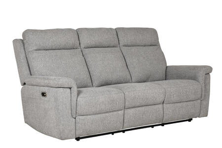 3 Seater Fixed Sofa - Grey