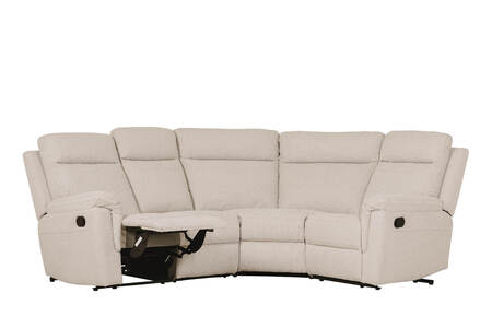 Bow-319-BE Corner Group Manual Recliner - Beige