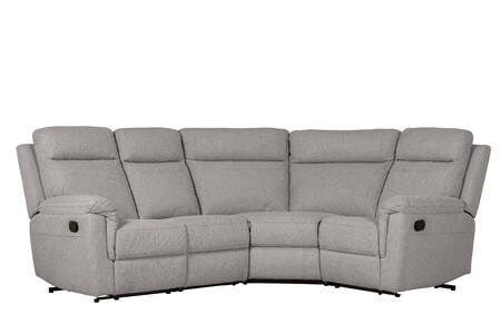 Bow-319-GY Corner Group Manual Recliner - Grey
