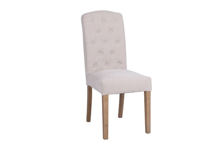 CH34-NAT-1 Button Back Dining Chair - Natural