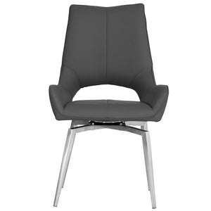 CH56-DG-1 Swivel Chair - Dark Grey