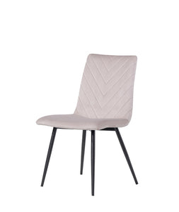 CH66-TP-V Retro Dining Chair - Taupe Velvet
