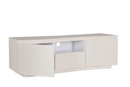 TV Cabinet - Greige Matt with LED