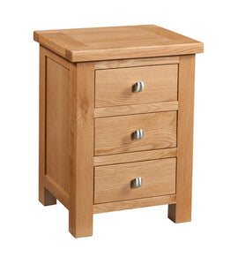DOR001 3 Drawer Bedside