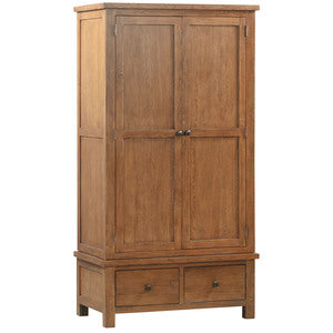 DOR032R Double Wardrobe With 2 Drawers