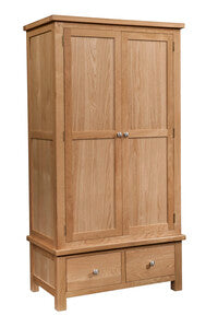 DOR032 Double Wardrobe With 2 Drawers