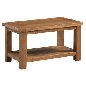 DOR069R Small Coffee Table With Shelf
