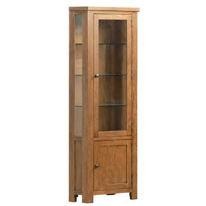 DOR086R Glazed Corner Display Cabinet