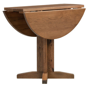Round Drop Leaf Dining Table