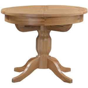 Round Extending Pedestal Table