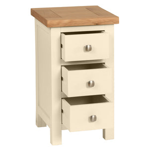 Compact 3 Drawer Bedside