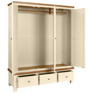 NS Triple Robe With 3 Drawers