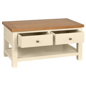 Coffee Table With 2 Drawers