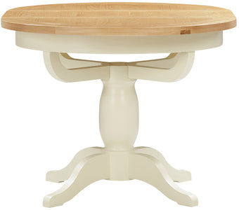 Round Extending Pedestal Table