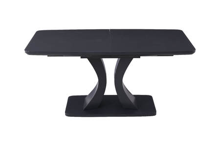 Dav-160-CL Extending Table Rectangle 1200/1600 - Charcoal