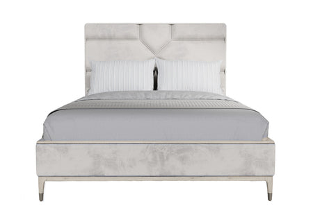 Bed 5' - Stone Sand Velvet