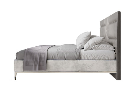 Bed 6' - Stone Sand Velvet