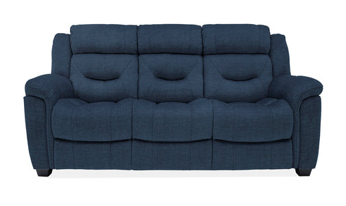 Dud-303-BL 3 Seater Fixed - Blue
