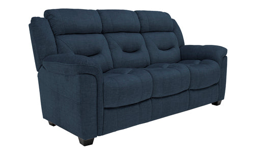 3 Seater Fixed - Blue