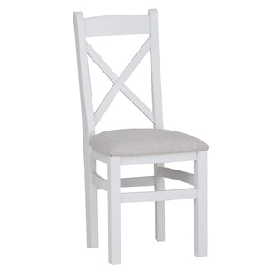 EA-CBCF-W Cross Back Chair Fabric Seat
