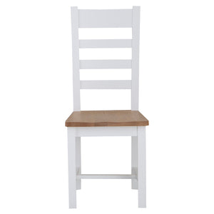 Ladder Back Chair Wooden Seat