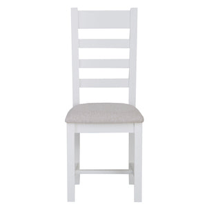 Ladder Back Chair Fabric Seat