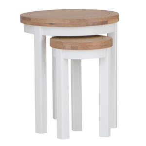 EA-RN2T-W Round Nest Of 2 Tables