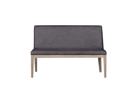 Fun-144-DKGY Short bench - Dark Grey