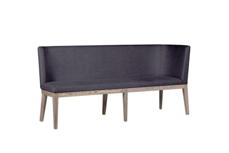 Long Corner Bench - Dark Grey
