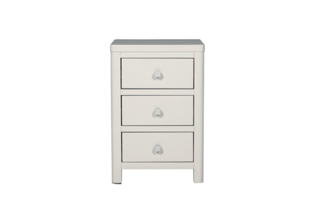 Fya-410-NL Bedside Table 3 Drawer - Natural