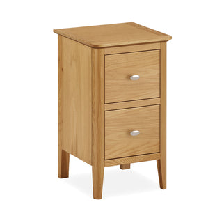 4793 Narrow Two Drawer Bedside
