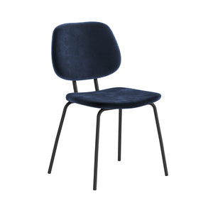 8233 Lily Chair - Navy Velvet - 70185-T2