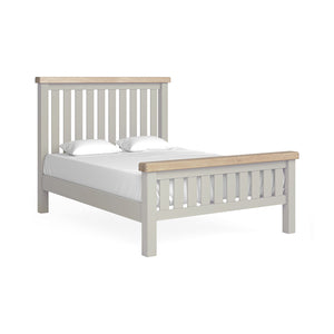 8275 4'6" Slatted Bed - Stone Grey