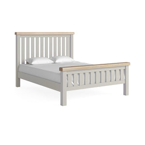 8276 5' Slatted Bed - Stone Grey