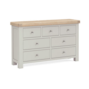 8280 3 + 4 Drawer Chest - Stone Grey
